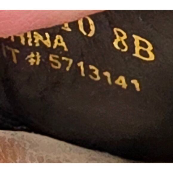 Cole Haan/Nike air Womens Black & Gray Slip-On Flats With Gold Buckle Detail - Picture 9 of 9